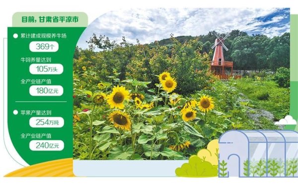 日升策略 甘肃平凉精品农业添色乡村振兴