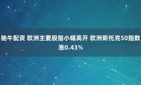 驰牛配资 欧洲主要股指小幅高开 欧洲斯托克50指数涨0.43%